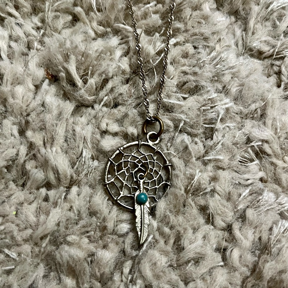 Dream catcher necklace